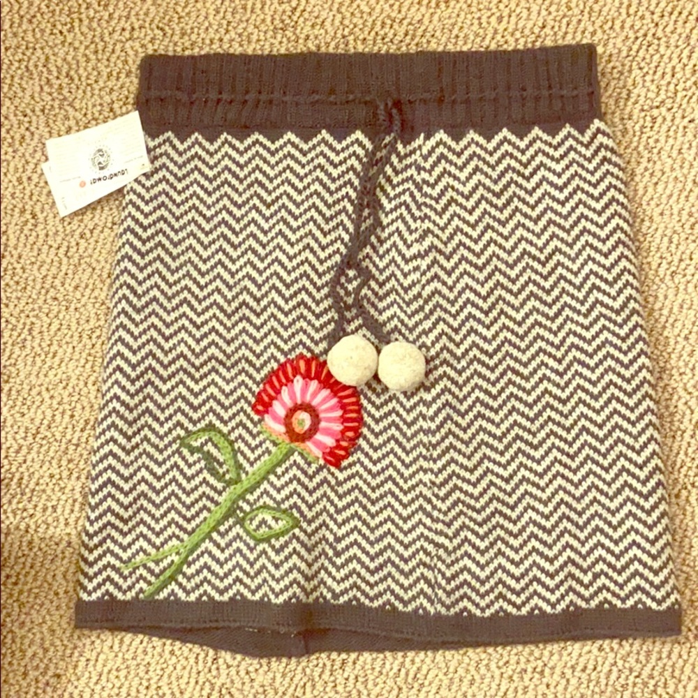 A wool handcrafted skirt